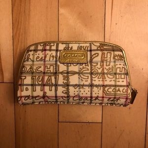 Coach cosmetic bag